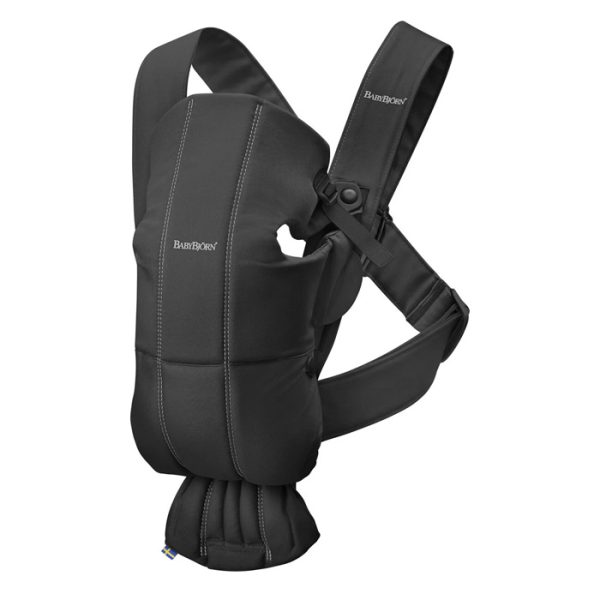 BabyBjörn Mini Bæresele Cotton, Black