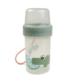 Done By Deer Croco To Go Two-Way Snacksbeholder, Green