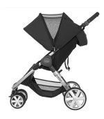 Britax Römer Søskenvogn B-Agile Double, Cosmos Black - Bilde 2